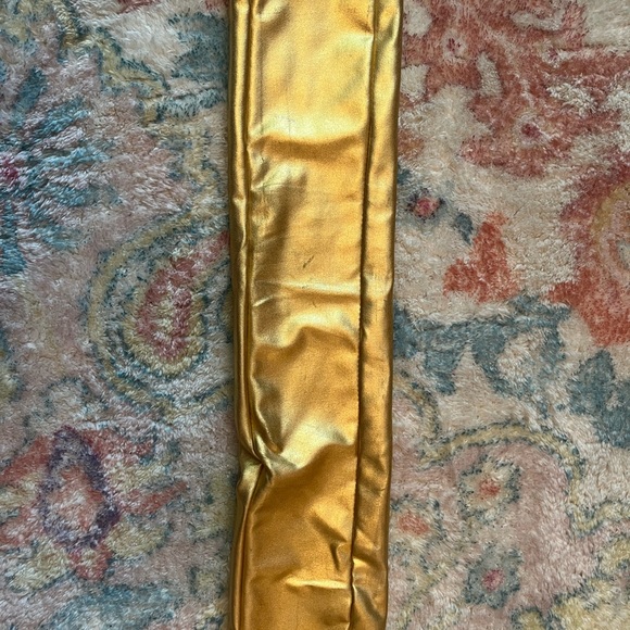 Pinup Couture Gold & Black Music Notes Wiggle Dress. Downtown Dames. - Picture 7 of 7